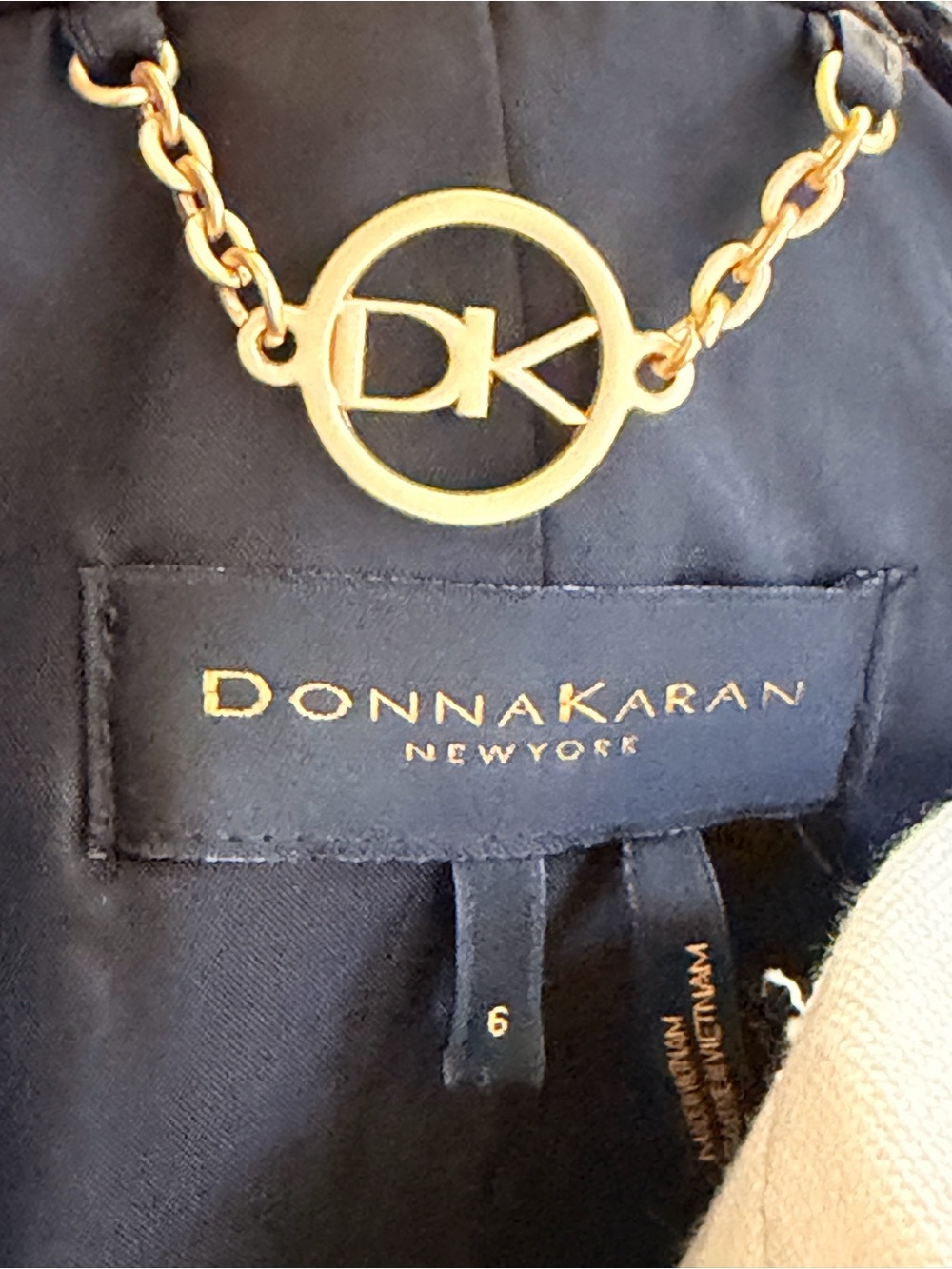 Donna Karan New York Boucle Tweed Full Zip Peplum Jacket Multi Size 6 - Picture 3 of 11